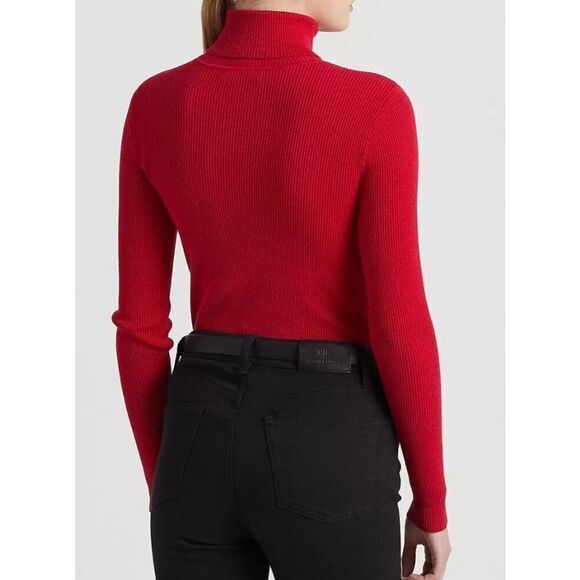 Lauren Ralph Lauren Red Turtleneck Sweater| Size 1x - Picture 3 of 11